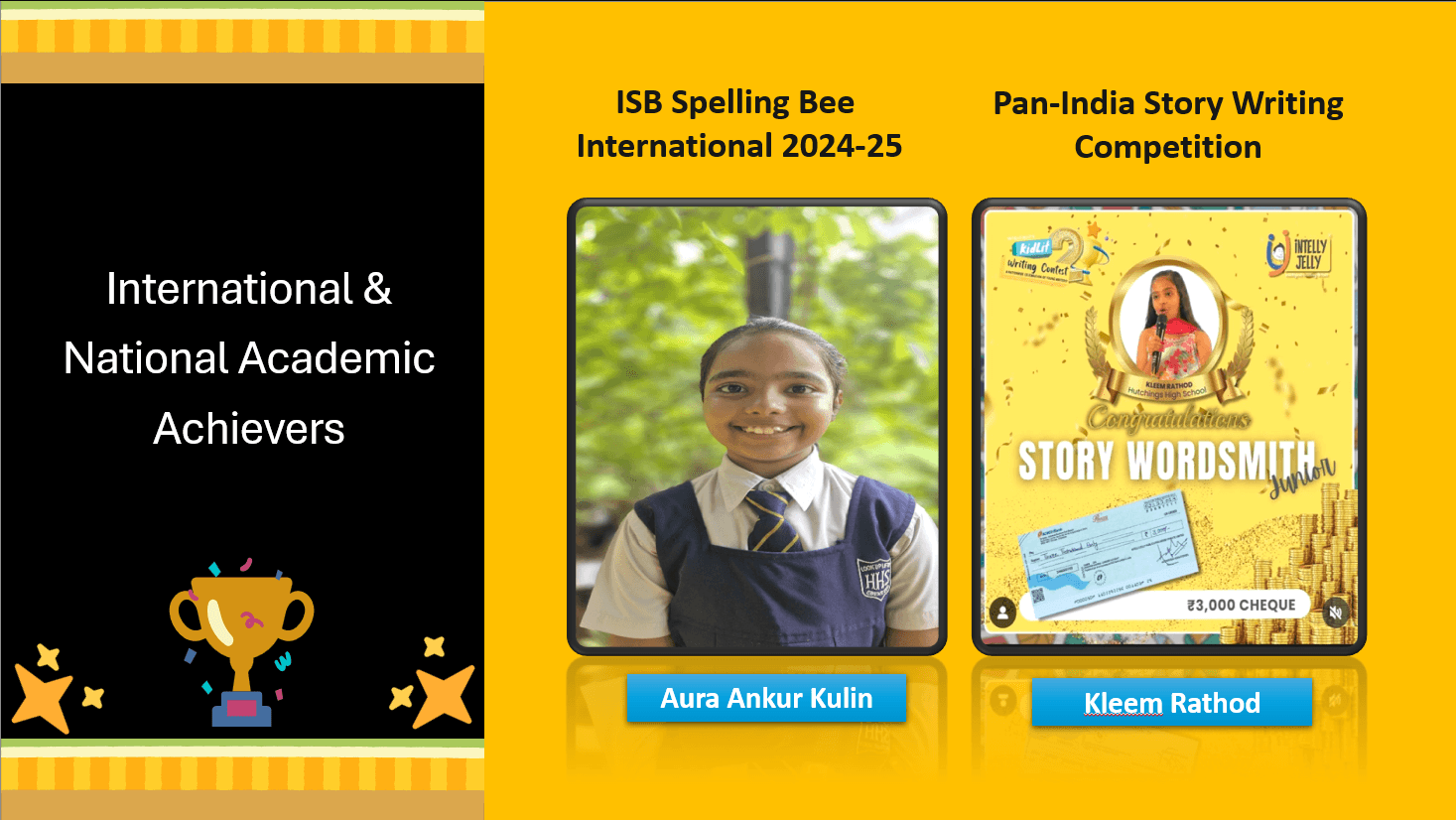 International & National Academic Achievers